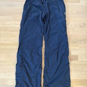 lululemon lined dance studio pant size 8 long navy